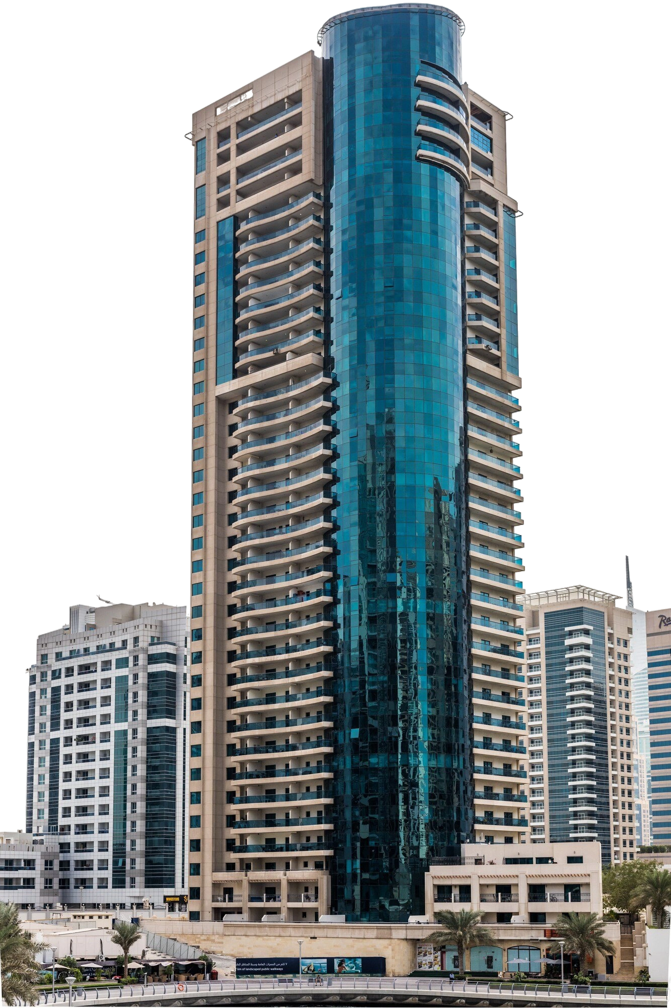 Luxury apartment building